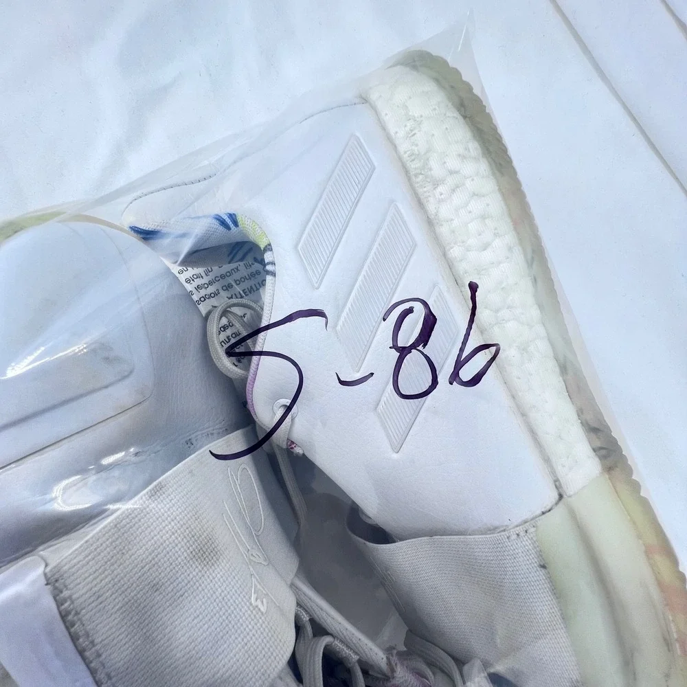 Adidas Harden Vol 3 Different White Multi Mens Basketball Shoes G26813 Size 9.5